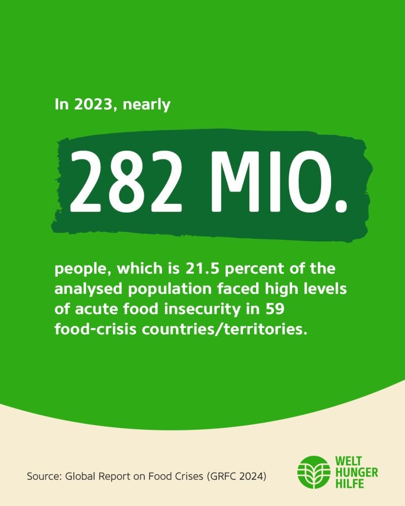 In 2023, over a quarter of a billion people worldwide faced acute food insecurity. Democratic Republic of Congo had the highest number affected with 25.8m people in crisis. The main drivers remain conflict and subsequent displacement, economic shocks like debt crisis and climate.