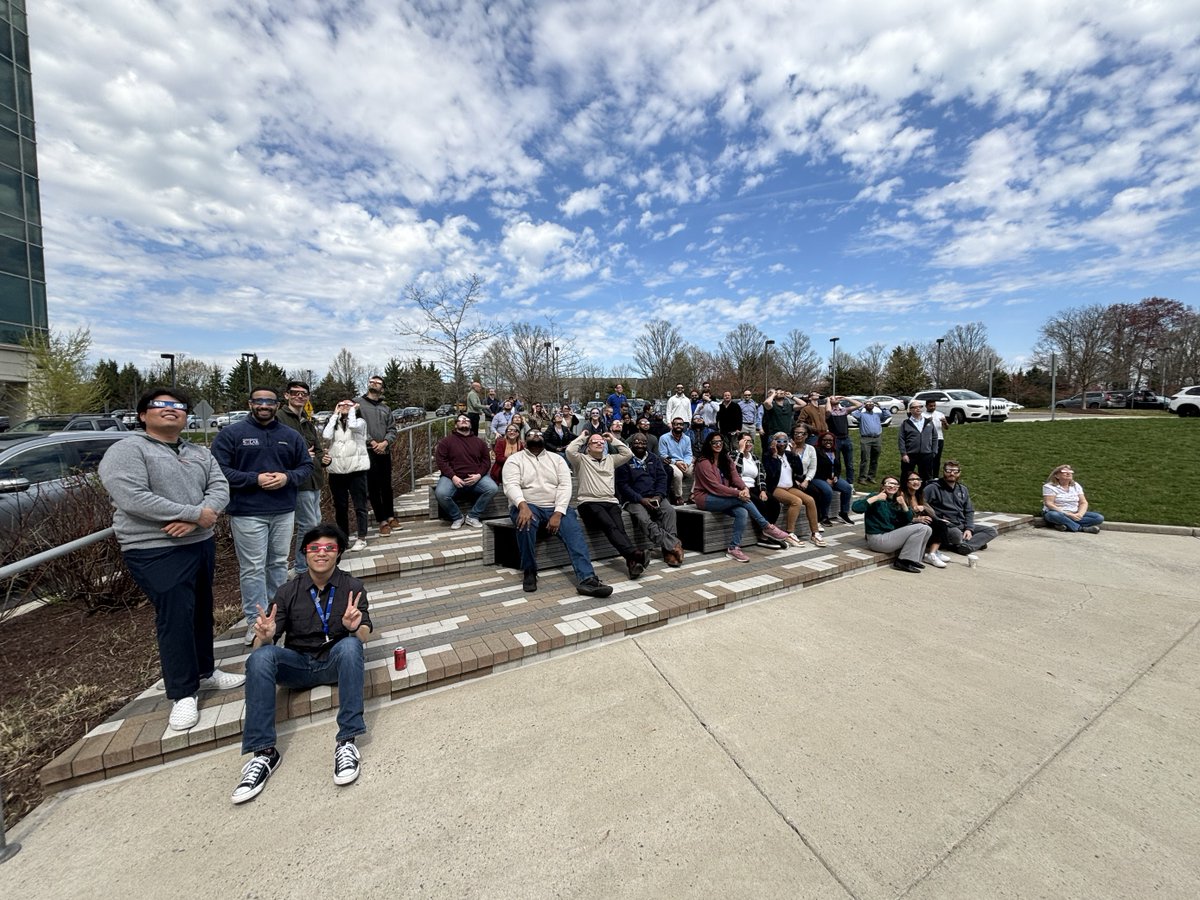 Our team was out in force to catch the eclipse starting at 2:45 ET, and it did NOT disappoint! #PoweringTheEnergyTransformation #communitysolar #commercialsolar #assetacquisition