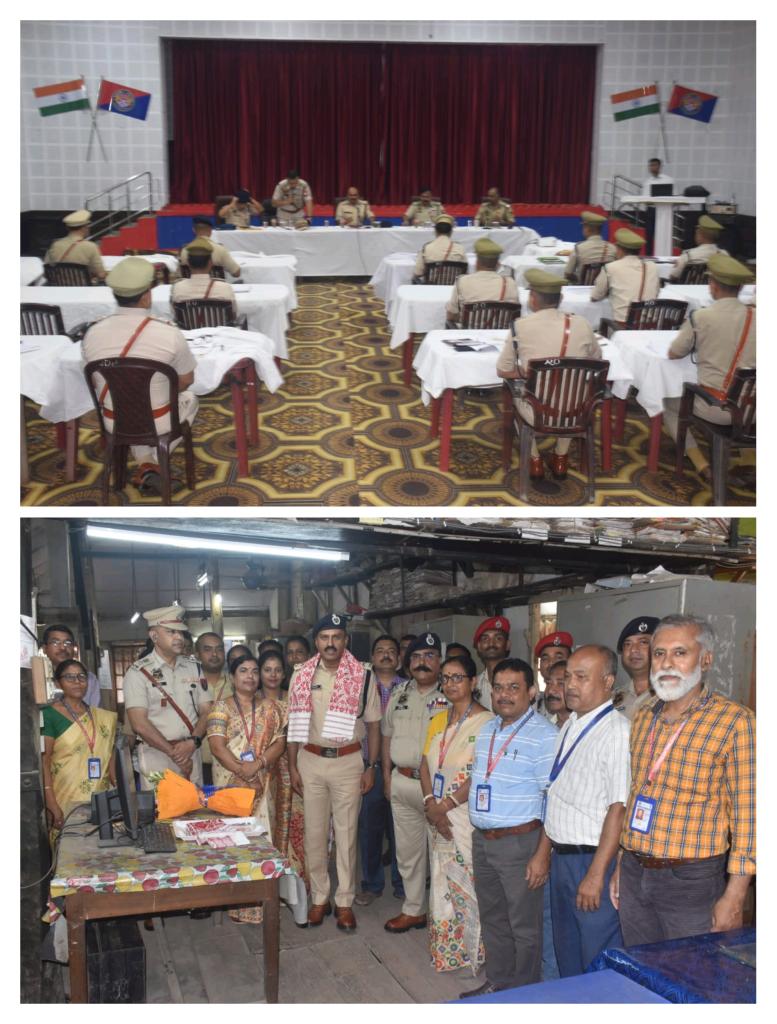 DGP Assam yesterday visited Dhubri and undertook a thorough review of our preparations for ensuring a free, fair & peaceful Parliamentary elections! We remain committed to ensure complete compliance of all his instructions! @assampolice @DGPAssamPolice @gpsinghips @HardiSpeaks