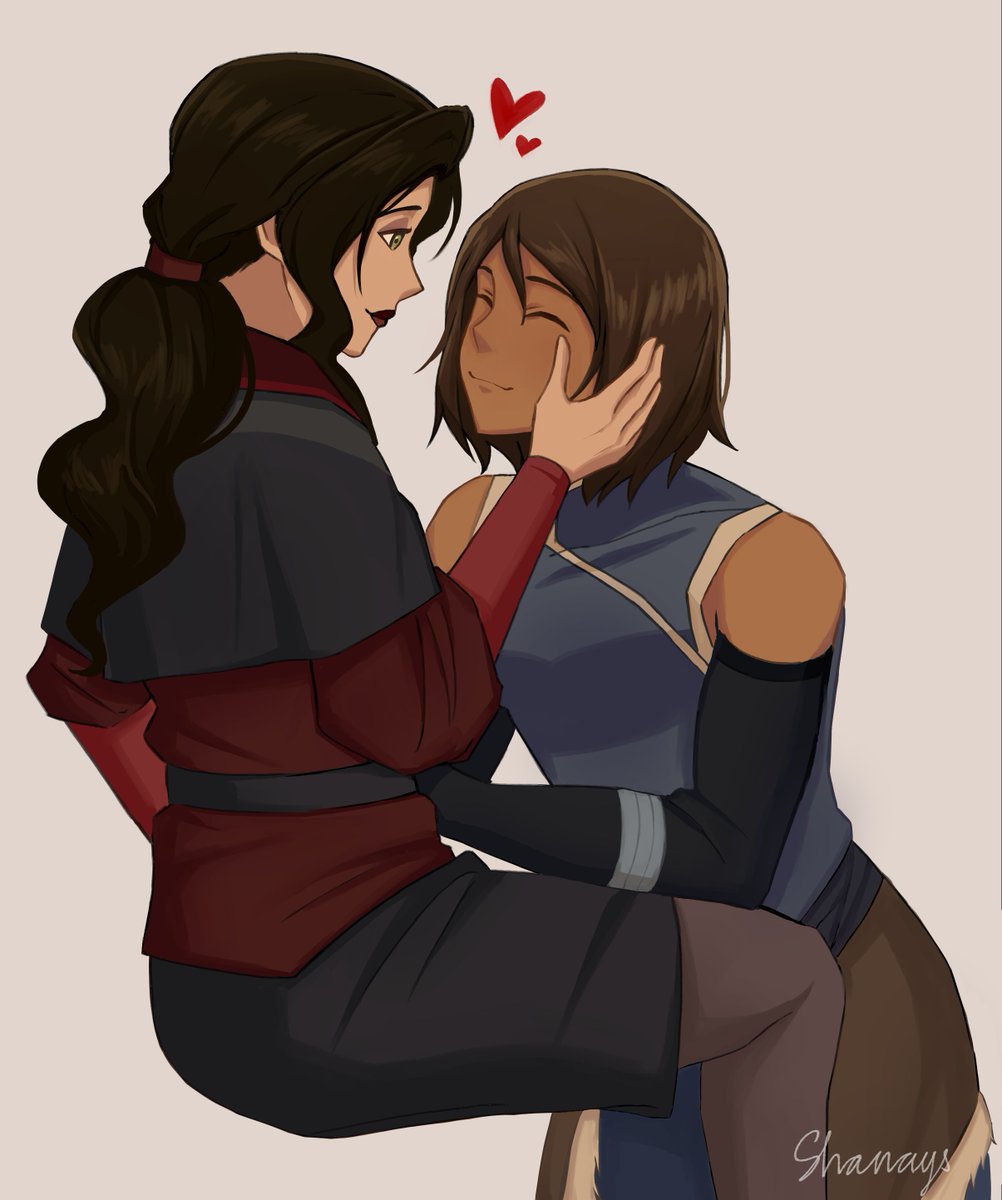 the avatar and her weakness #korrasami #legendofkorra