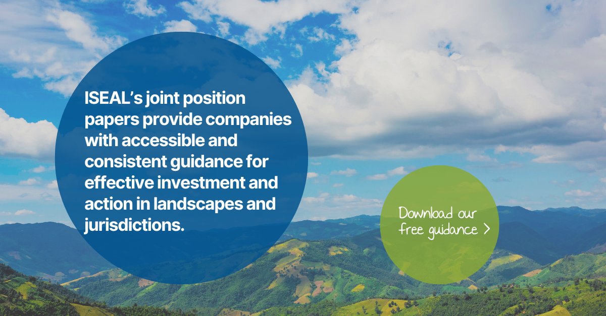 Download our collection of free position papers, developed jointly with landscape practitioner organisations, to guide your company on effective sustainability investment and action at the landscape level. ow.ly/kz2Q50Rp1An