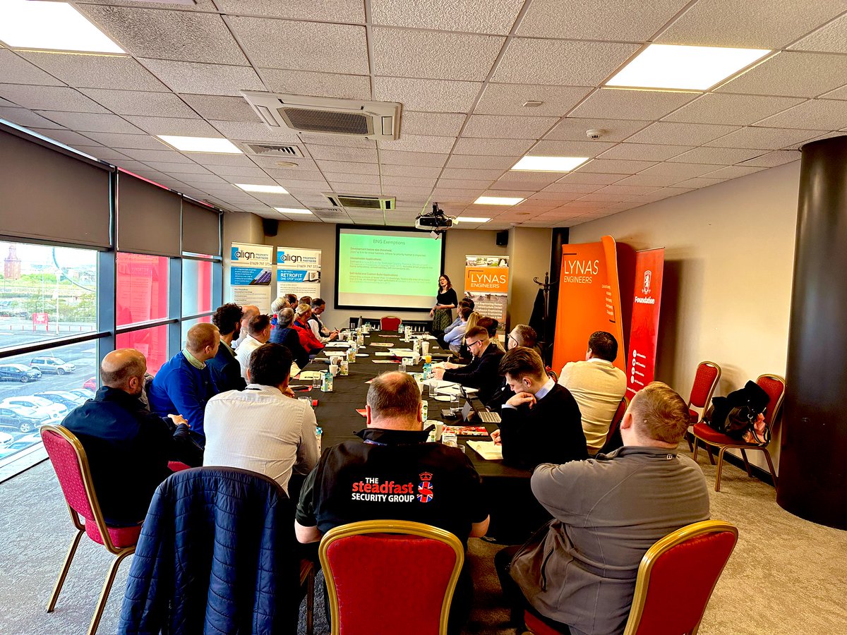 We held our 11th Preferred Partners session this morning for @lynasengineers at @Boro with charity partner @MFCFoundation - it was a full house!