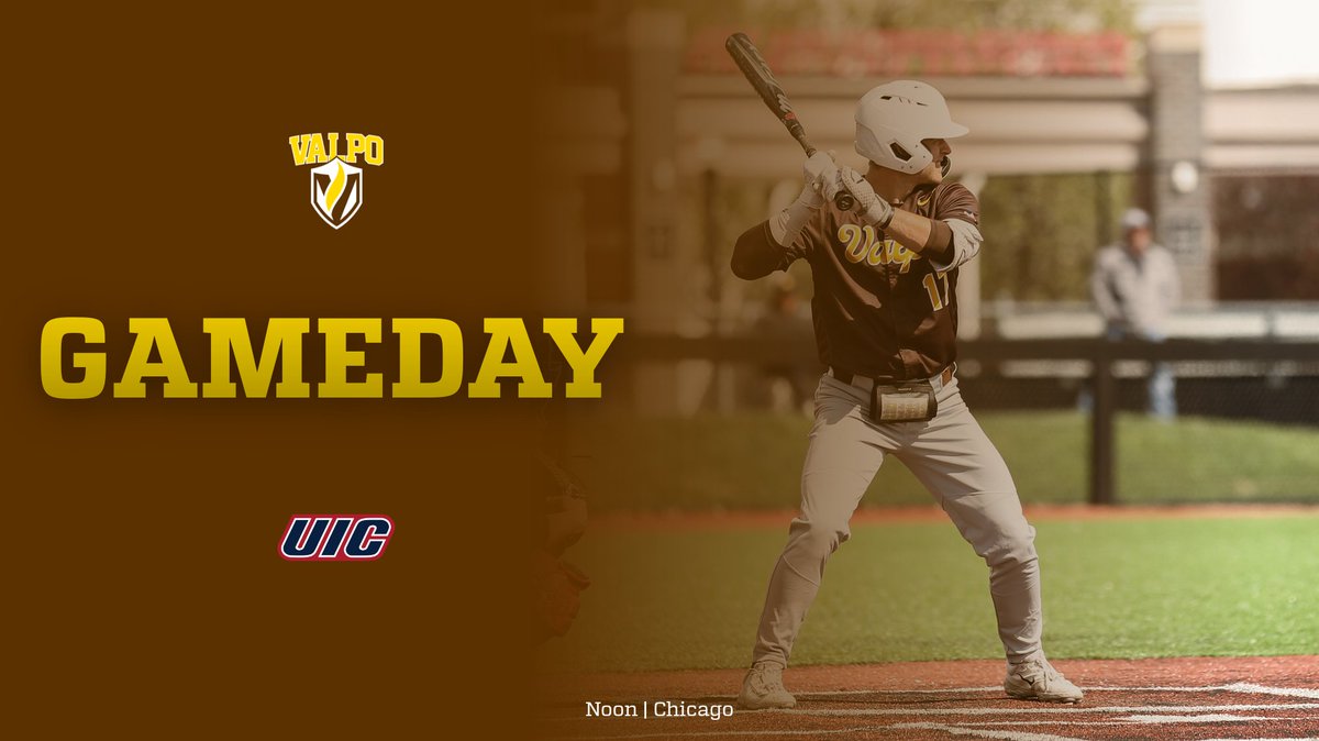 🔥 Fired up to take on the Flames. 🆚: UIC 📍: Chicago, Ill. ⏰: noon 📺: ESPN+ bit.ly/3WhwhXk 📈: statb.us/b/497342 #GoValpo @ValpoBaseball