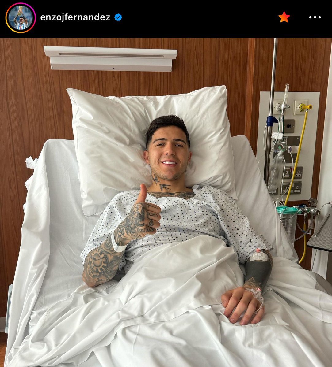 🗣️ Enzo thanks fans for all the messages and says his surgery was successful. He also adds he’s been playing with this injury for 6 months but has tried to give his all for the club. Come back stronger, @Enzo13Fernandez 💙 #CFC