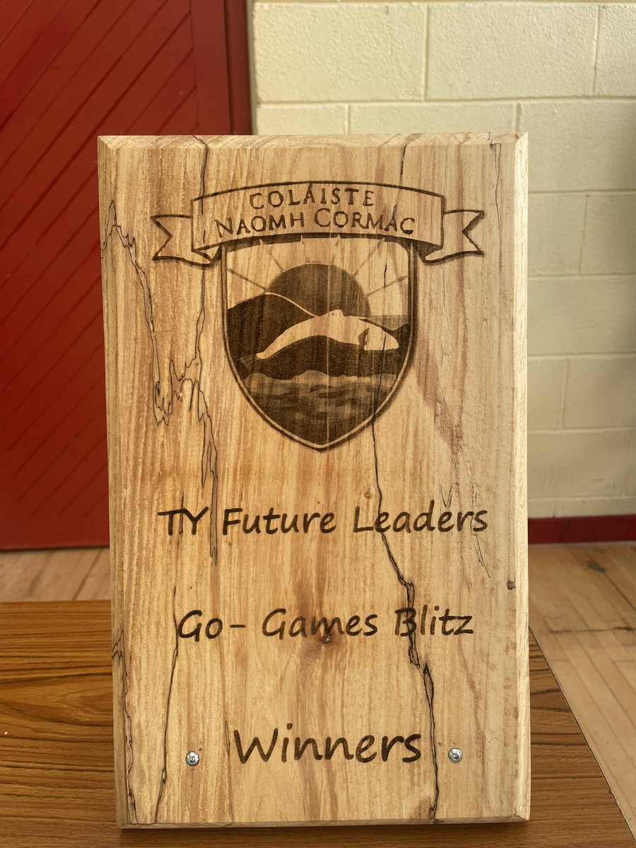 Thank you to our trophy designers Mr. Kennedy, Mr. Shevlin and TY student Luke who designed a fabulous trophy for the winners of our TY Blitz. @gaafutureleader @CncKilcormac #Community #ExcellenceinEducation