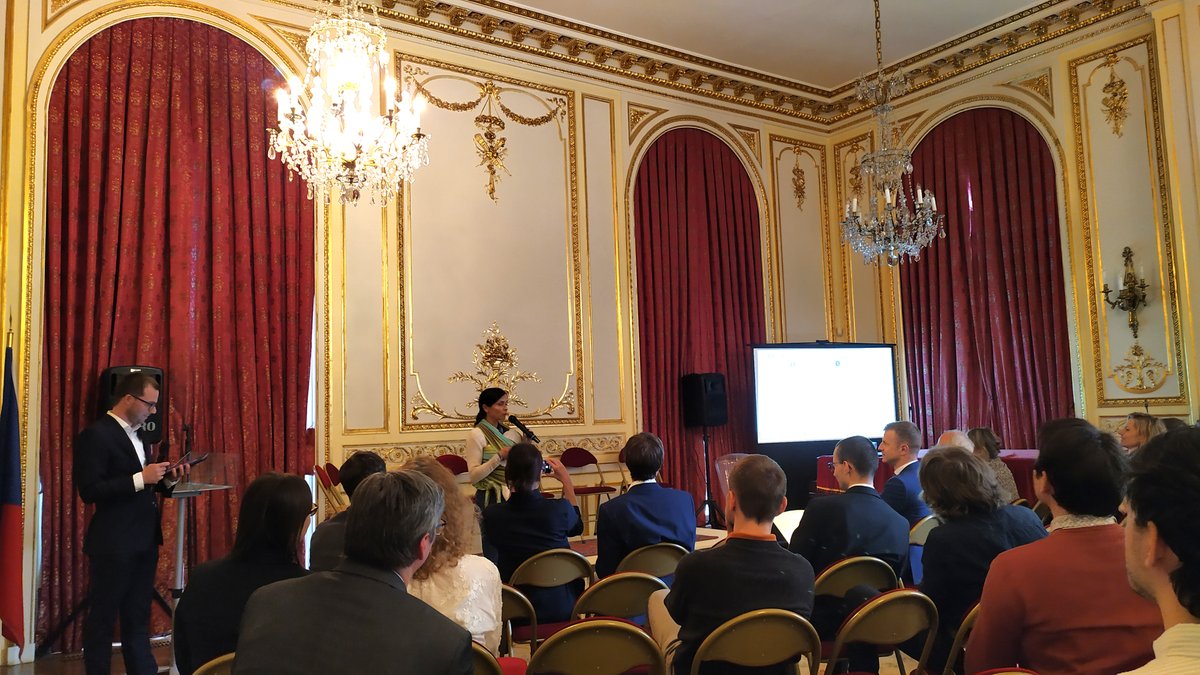 At the @czexpats Czech-French Science Meetup in Paris I presented our fruitful collaborations with French scienists, incl. @HanLi_Pasteur, @slvfre & @AlisonKuony, and wished for bilateral 🇨🇿🇫🇷science grants to keep such collaborations alive. #sciencediplomacy @imgprague