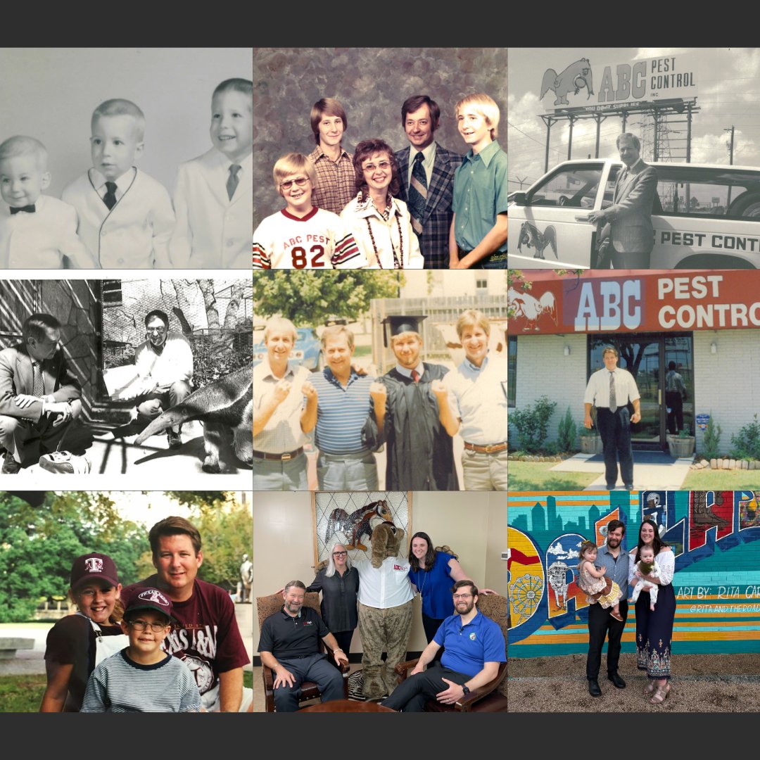 Celebrating the evolution of ABC Home & Commercial Services: from our earliest roots to the thriving community-driven company we've become.  Here's to 75 more years of growth, success, and making a difference together! 

#GoAnteater #75YearCelebration #TexasLiving