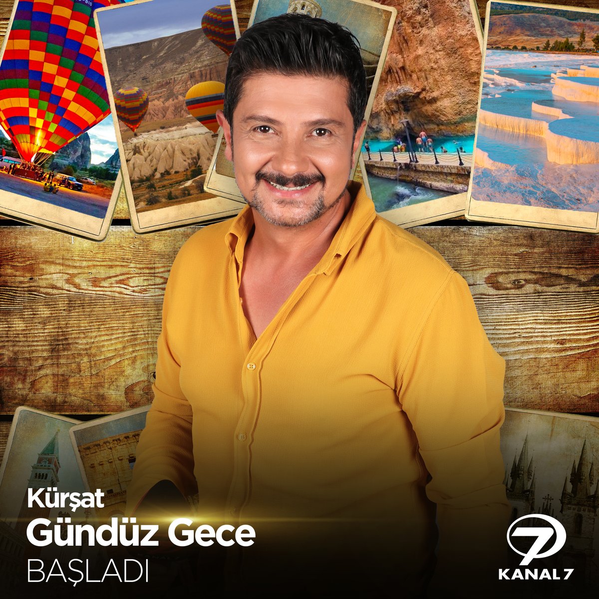 kanal7's tweet photo. 🏃 Sevilen sanatçı Kürşat’ın sunduğu Gündüz Gece, Kıbrıs'tan rengarenk görüntülerle şimdi Kanal 7 ekranlarında!
Ekran başında buluşalım🥰❤️📺
#gündüzgece @kursatofficiall #gezi #tarih #yöresellezzetler #kıbrıs #tatlısu #cybrus #kanal7 https://t.co/Lypm1ZNf6H