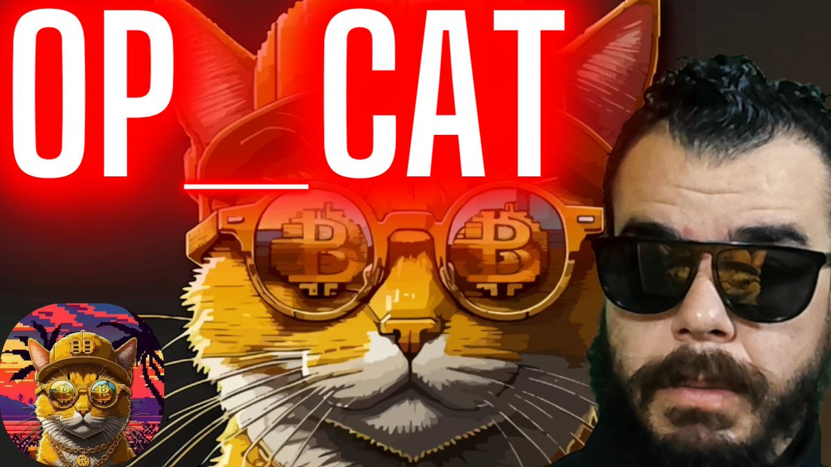 OP_CAT Token | Original Bitcoin Scripting System

<a href="/OfficialOpcat/">Satoshi’s Cat / $OPCAT</a>

Latest $OPCAT Movie🍿youtu.be/Kznms_YKFd4?si…

Like👍Comment✏️Share❤️ #memecoin #MemeCoinSeason