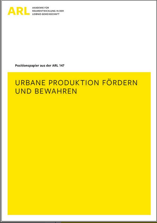 Das Positionspapier der Arbeitsgruppe #UrbaneProduktion (Mitautor:in u.a. Stefan Gärtner & Kerstin Meyer @IATInstitut) der Landesarbeitsgemeinschaft #NRW der ARL - Akademie für #Raumentwicklung in der Leibniz-Gemeinschaft ist nun online: arl-net.de/system/files/p… #IATgelsenkirchen