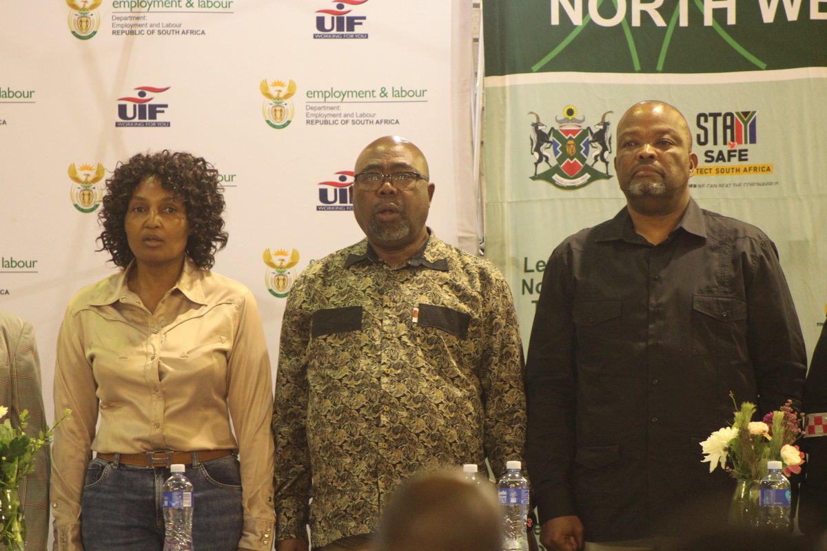 Minister of @deptoflabour Thulas Nxesi today 26 April 2024 launched the #UIF's labour activation programmes in Potchefstroom, North West.

#UIF
#WorkingForYou