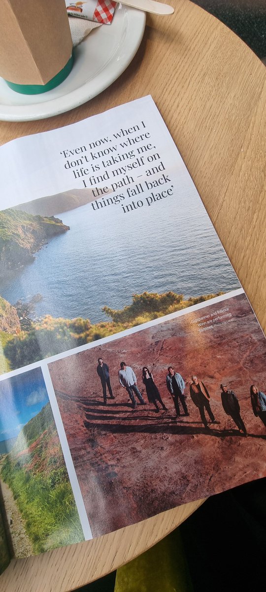 This month's @DevonLife carries interviews with both @raynor_winn and @edgelarks Hannah Martin, ahead of our Saltlines show at @exmouthpavilion on the 19th of May. Perfect timing! Thank you, Devon Life and @kirstienew