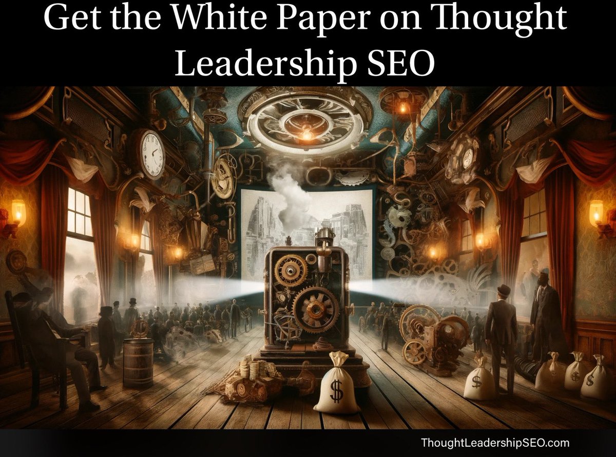 📄 Get the White Paper on a New Approach to Marketing for 2024 🆕 Strategic Partner V. Michael Santoro and I are close to releasing the White Paper on 'Thought Leadership SEO' 🔍 🔹 It is about helping you solve four major business problems in 2024 and beyond. 🚀 🔹 Get outside