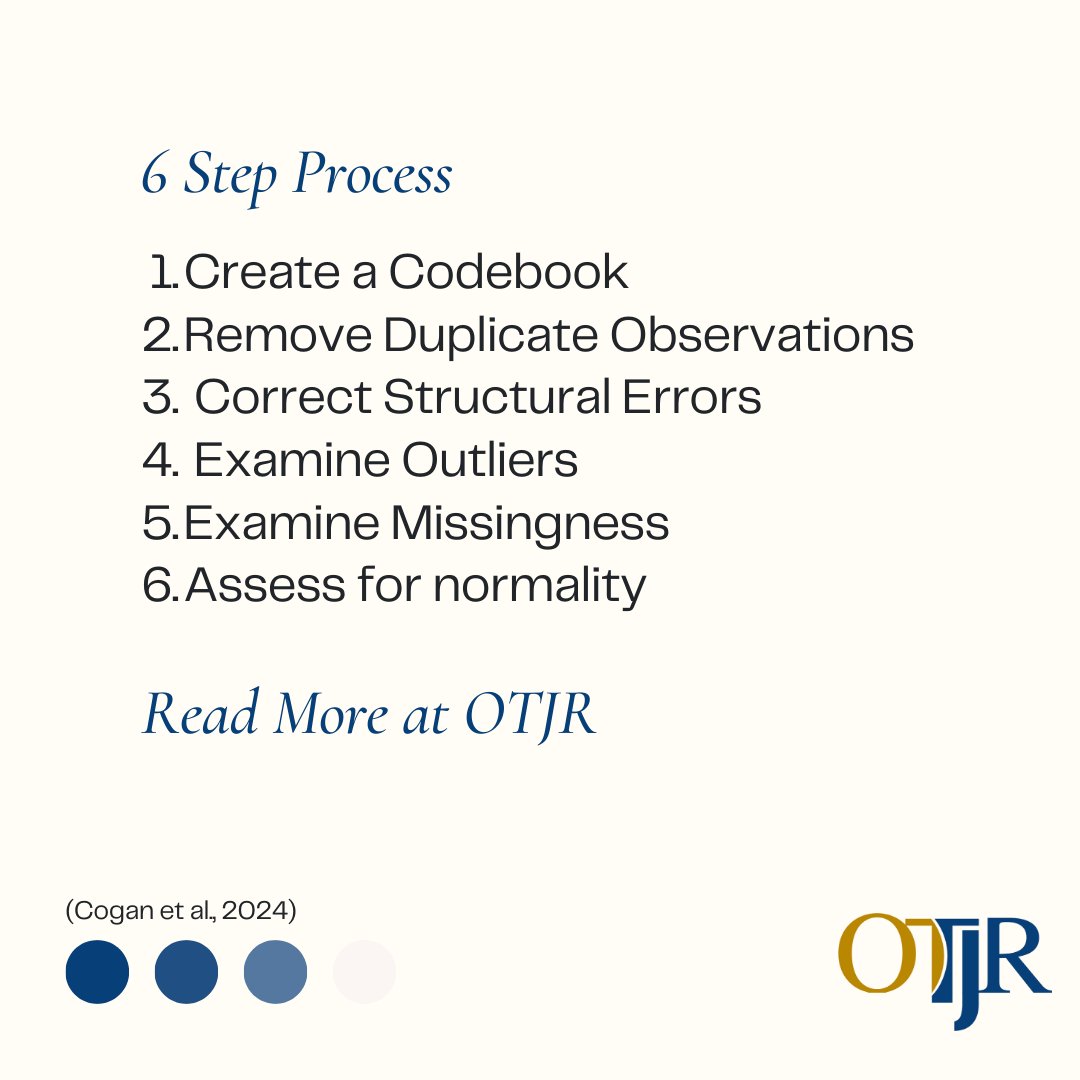 Leveraging EHR data for health services research: This study shares a 6-step protocol to prepare data, building the #OTevidence base & quantifying our impact on population health #OccupationalTherapy #HealthServicesResearch #EHRData #OTEvidence journals.sagepub.com/doi/10.1177/15…