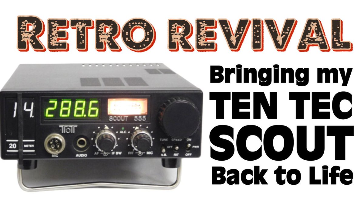TEN TEC Scout 555 - Retro Revival youtu.be/JXNn546GHIw?si… via @YouTube #hamradio #amateurradio #tentec