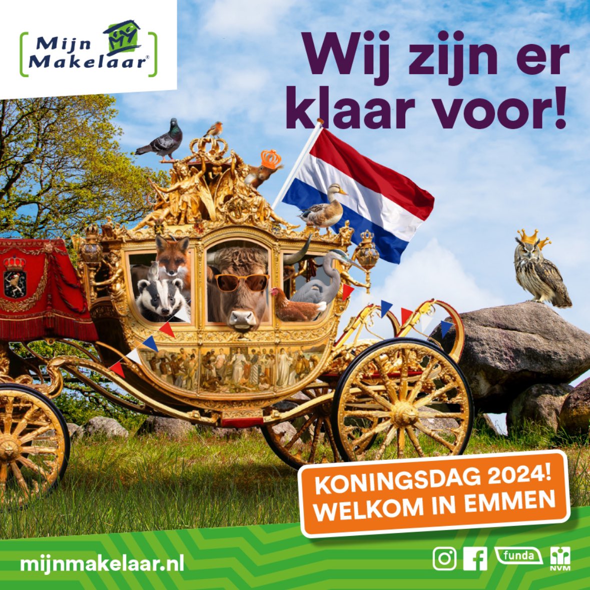 Ben jij er ook al klaar voor? Wij wel! Wij wensen je veel plezier op Koningsdag 2024. <a href="/evoosterhout/">Eric van Oosterhout</a>