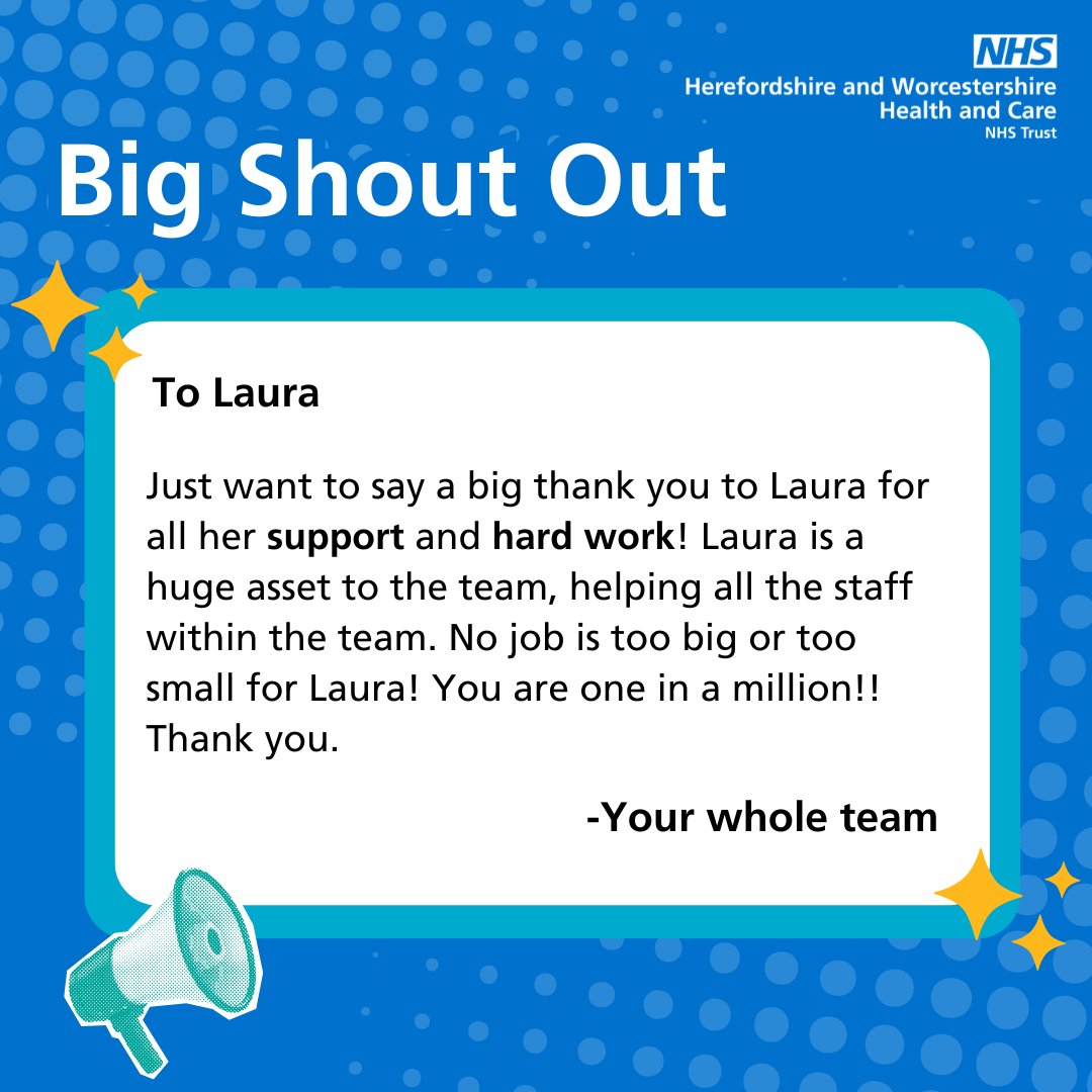 It's Big #ShoutOut Friday! 🤗🎉 Well done, and thank you for being so helpful Laura 💙