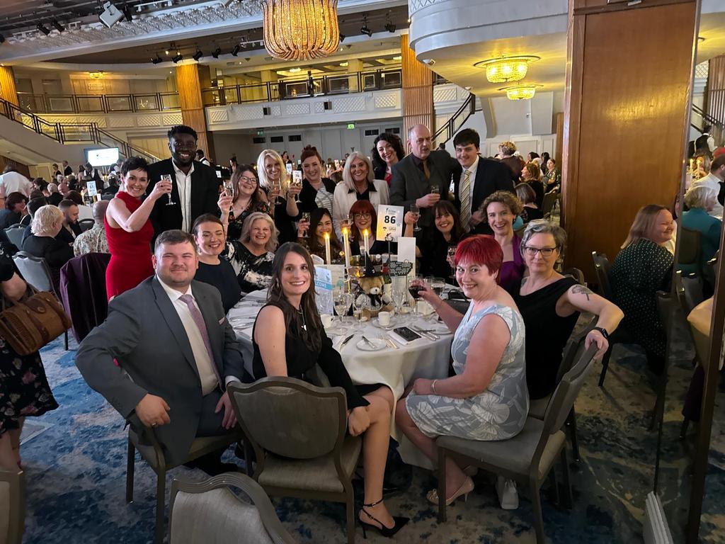 UniOSalfordTNA's tweet photo. Celebrating our wonderful #TNAs Ethan @NAinManc Yomi @yomichillout &amp; our amazing programme team being shortlisted at the #StudentNursingTimeAwards for their amazing contributions 💛 #SNTA https://t.co/f5AM6bFTfa