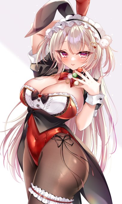🖤❤️🖤❤️ 
#これを見た人はバニーガールをTLに放流しよう 