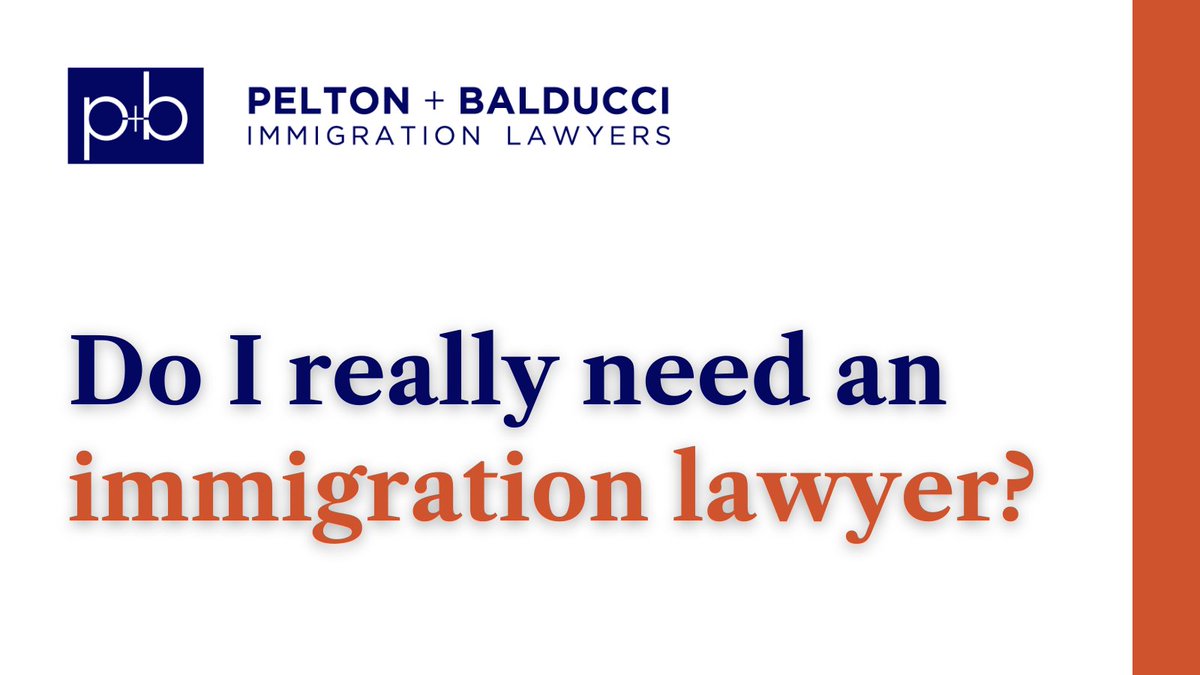 In the immigration world, mistakes can be serious. That's why it's important to hire an immigration attorney as soon as possible. 

pbimmigration.com/do-i-really-ne…

#NewOrleansImmigrationAttorneys #NewOrleansImmigration #ImmigrationLaw