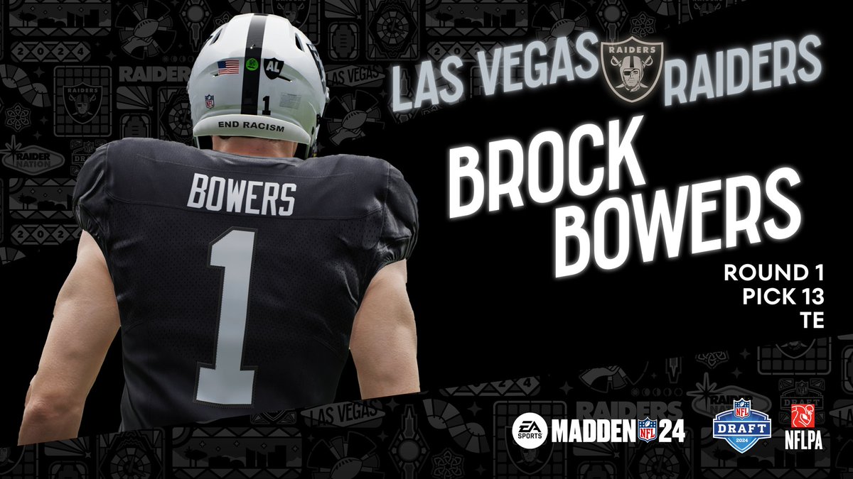 Proud to announce my virtual debut in Madden 24 and ready to play for @Raiders! #Madden24 | #EAAthlete