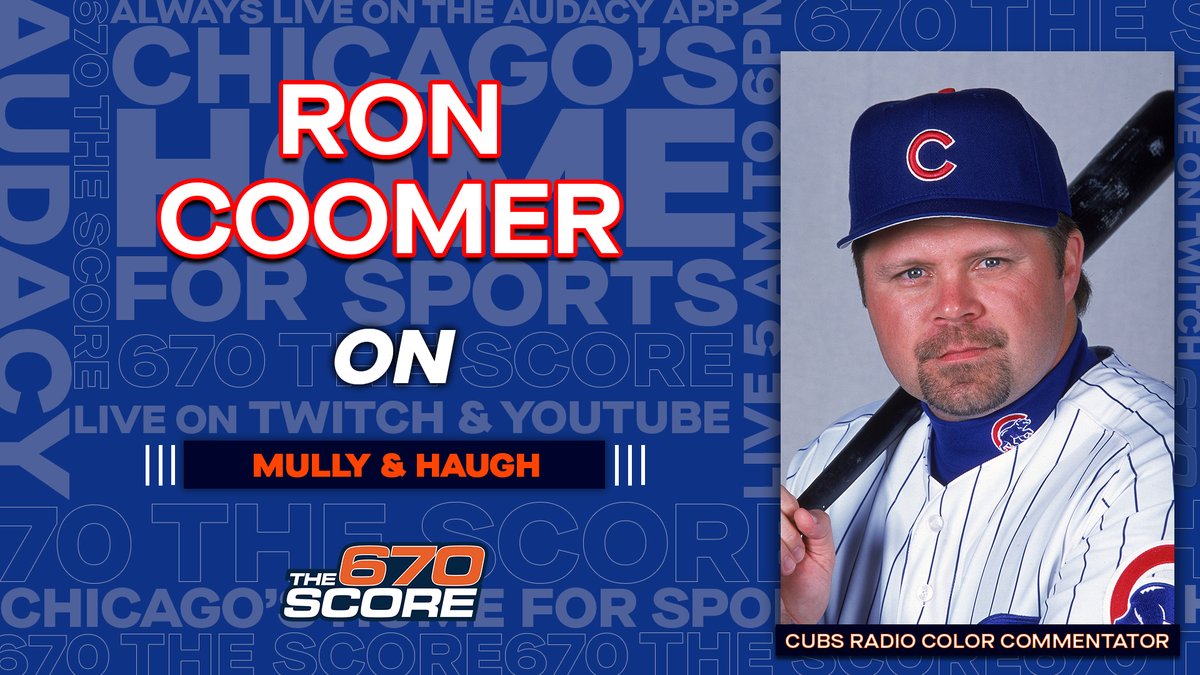 A few minutes of #Cubs & #Bears talk with @coomscorner6 NEXT #CubsontheScore