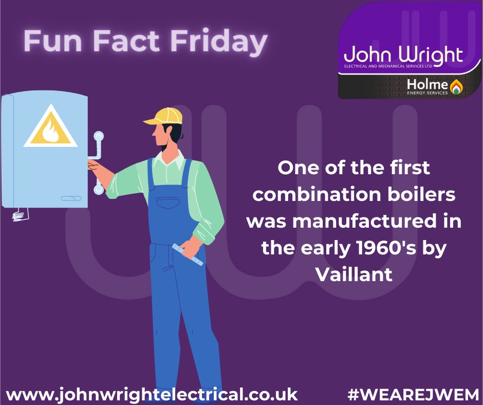 Vaillant is credited with being one of the first, if not the very first to manufacture a combination boiler in the early 1960’s. This innovation represented a significant shift in the way households could access heating and hot water!
#CombinationBoiler #WEAREJWEMS #Vaillant