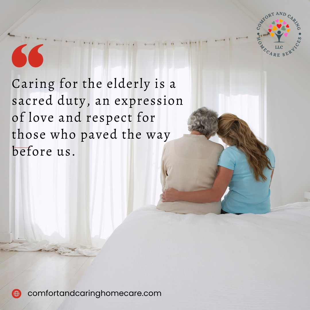 Caring for elders is a sacred duty, a testament to our love and respect for those who came before us.

Let's honor their legacy with compassionate care. 🌿💕 Together, we can create moments of comfort and joy that resonate for generations.

#ElderCare #Respect