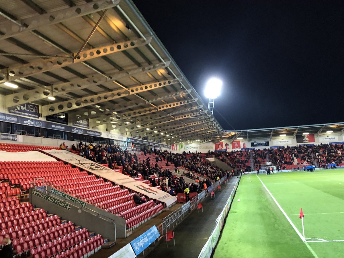 Doncaster Rovers’ Keepmoat Stadium provides the subject for today’s #FloodlightFriday