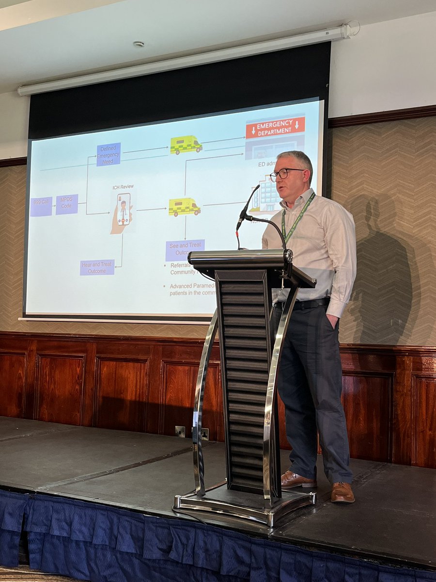 @NIAS999 Chief Paramedic Officer @neilsincl outlines our ambitious clinical strategy to transform how we deliver pre-hospital care to benefit patients. #NIASLC2024