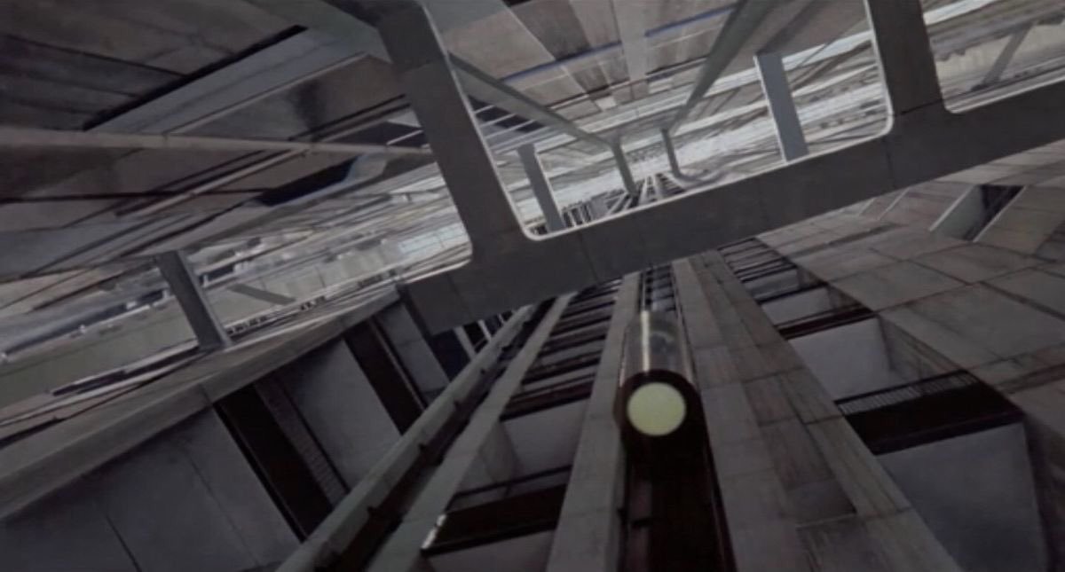 Matte paintings from 'Robocop' (1987)