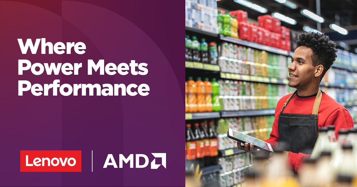 Versatility & resilience – The new @Lenovo ThinkEdge SE455 V3 server, powered by @AMD EPYC™ 8004 Series Processors, has it all. From retail to factories, these edge servers fit nearly anywhere, improving performance while conquering space constraints. lnv.gy/3UoLm7V