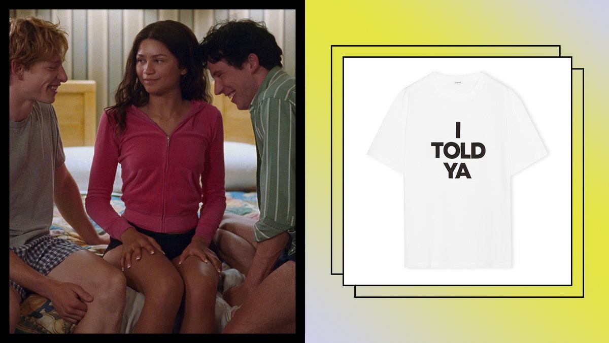 Where to Buy Zendaya's Loewe 'I Told Ya' Tee in Tennis Rom-Com 'Challengers' Online #THRShopping hollywoodreporter.com/lifestyle/shop…