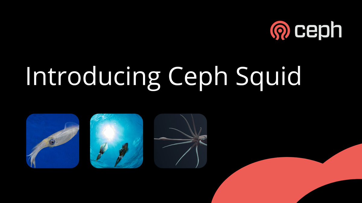 Ceph Squid is finally here! On the heels of Ceph's latest release, the Ceph Foundation is pleased to welcome Bloomberg, IBM, and 45Drives as Diamond Members and is excited to unveil new membership tiers and benefits. Learn more ➡️ hubs.la/Q02v80FQ0 #ceph #squid #opensource
