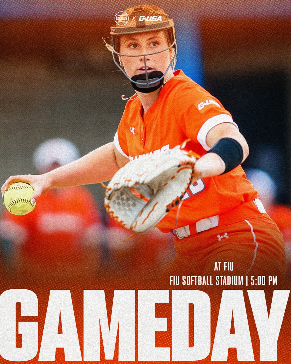 GAMEDAY

🆚 FIU
⏰ 5:00 p.m. CT
📍Miami
🏟️ FIU Softball Stadium

#EatEmUpKats
🔗 linktr.ee/SamHoustonSB