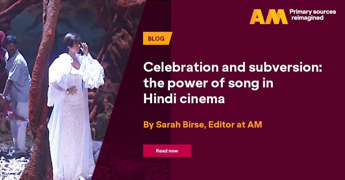 In our latest blog, Celebration and subversion: the power of song in Hindi cinema, Sarah Birse dives into the vibrant world of the Indian film industry through interviews and on-set footage from AM’s recent release, Hindi Cinema: Histories of Film-making: okt.to/0QOd3Z