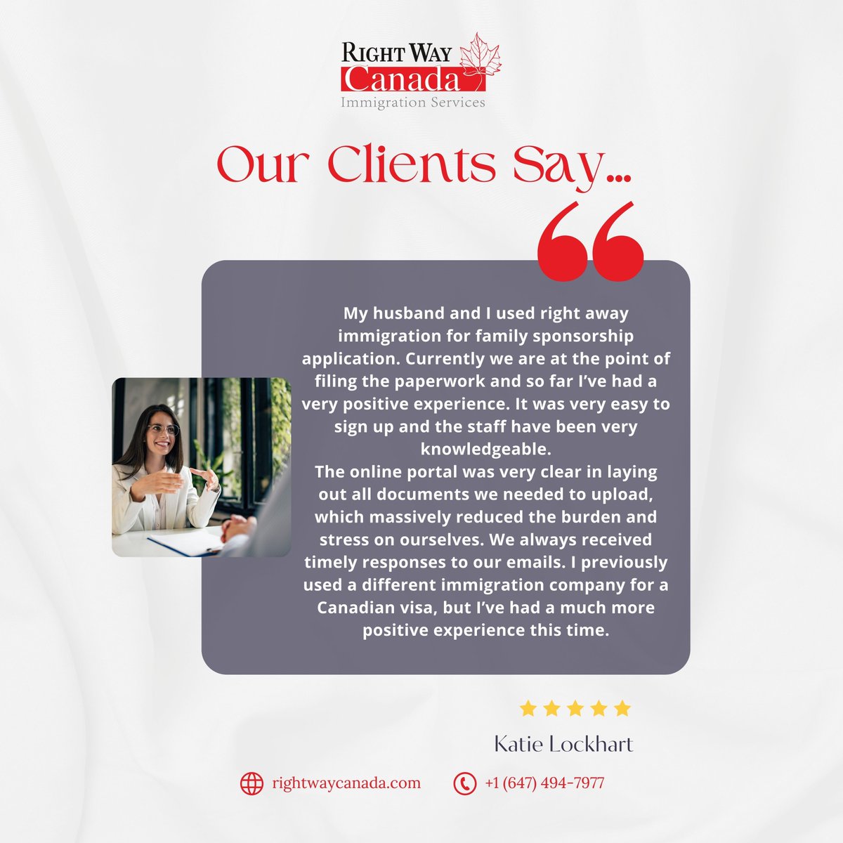 🌟  Client Love Alert! 🌟  Nothing warms our hearts more than hearing how our services have made a difference! 🙌  

#CanadaVisa  #Canada #CanadaVisaConsultant #CanadaVisaHelp #PRcanada #CanadianImmigration #IRCC #PermanentResidency #ImmigrationConsultant #PermanentResidency