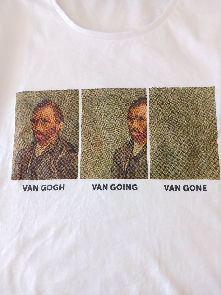 Tshirt'ümün komikliğine bakın çabuk. 😂 #VanGogh