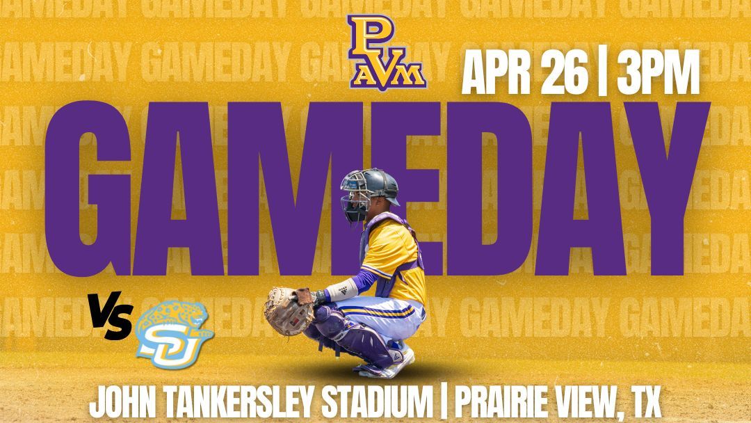 PVAMUBSB: It’s gameday for the Panthers baseball team as they host the Southern U. Jaguars! 🗓️: April 26 ⏰: 3PM 🏟️: John Tankersley Stadium|Prairie View, Tx 📺: buff.ly/3HZxk5P 📊: bit.ly/3SLAfnC