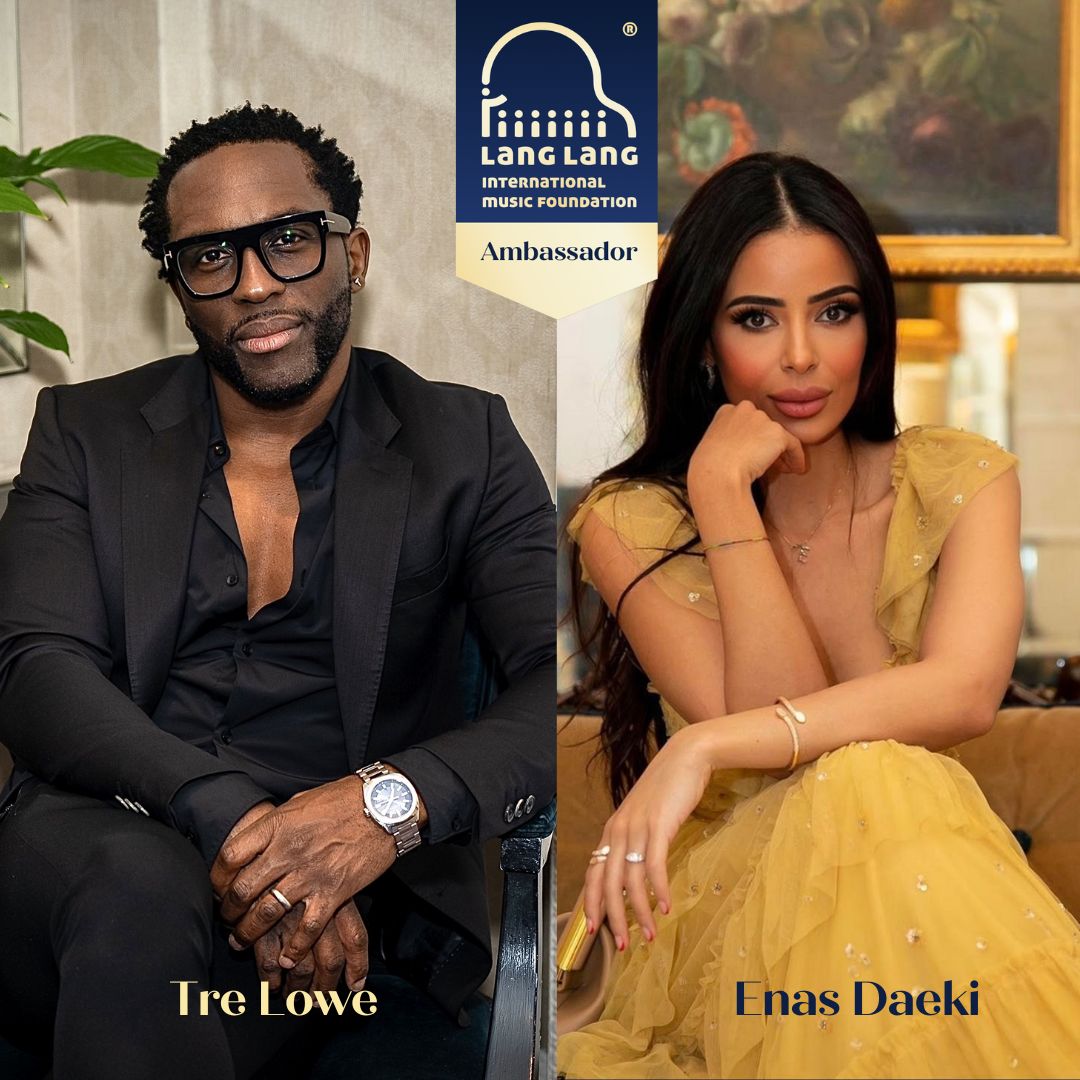 We are delighted to welcome @trelowe & @EnasDaeki to our International Ambassador roster💫 This incredible couple will be bringing a host of inspirational talents and wisdom to the Lang Lang Foundation and we cannot wait to do amazing things together. Welcome to the LLIMF family!