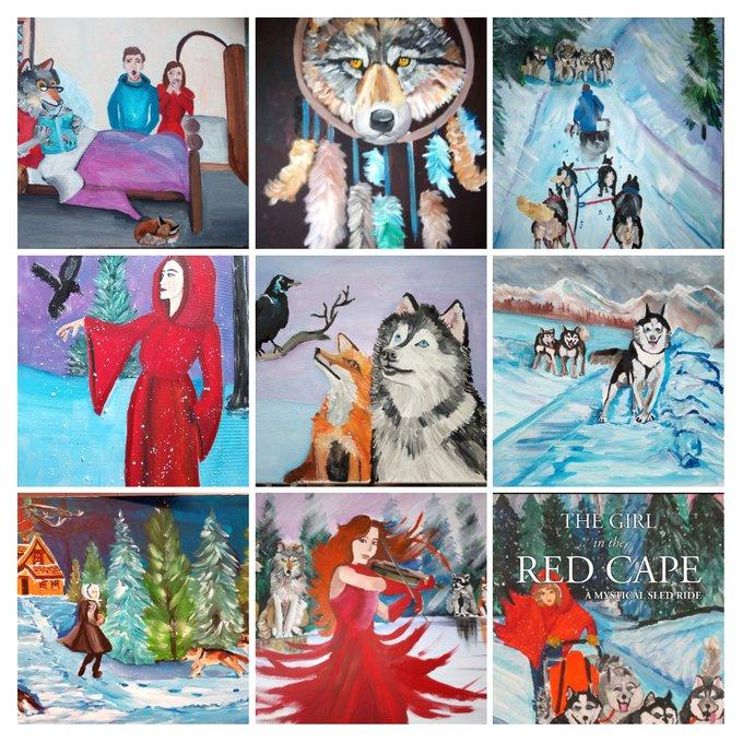 A fantasy dog sled ride in Alaska, with magic, shape-shifters, wizards and witches!  amazon.com/Girl-Red-Cape-……… amazon.ca/Girl-Red-Cape-……… amazon.com.au/Girl-Red-Cape-……… #books #readers #fantasybooks #mg #mglit #lovetoread
