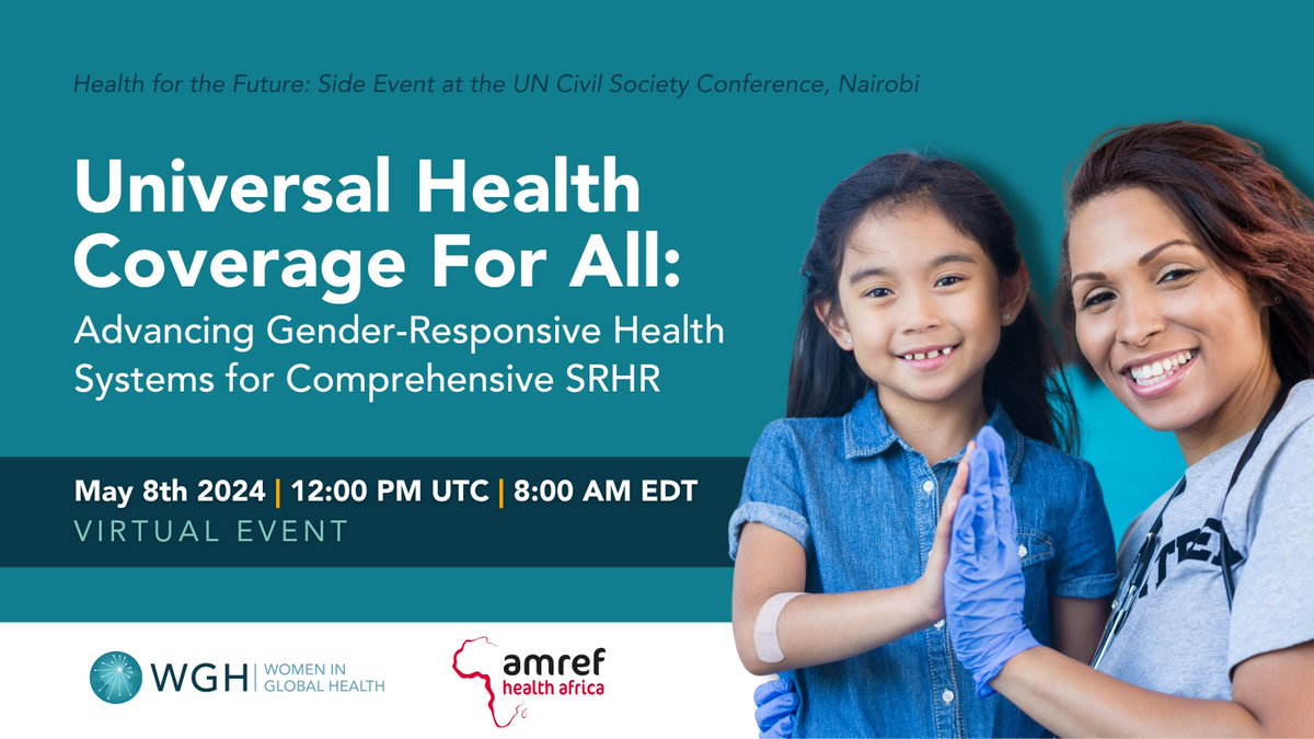 Access to #SRHR is a #UniversalHealthCoverage issue ☂️

Join our #2024UNCSC virtual side event to discuss the intersection of gender and UHC and how gender-responsive health systems truly leave no one behind. #GenderUHC

Register now 👉 womeningh.org/event/uhc-for-…