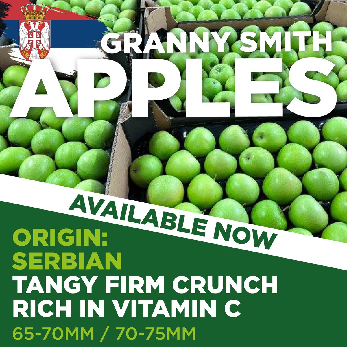 Granny Smith… AVAILABLE NOW… a true use-it-for-anything apple. It’s one of the best to bake and cook with,  making it ideal for salads, fruit platters and more.

Call 01205 761822 or email team@davisworldwide.co.uk for further information.

#grannysmith #apple #apples #fruit