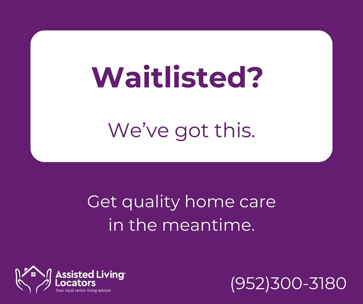 Stay safe during your wait.💜

Schedule a Free Consultation: assistedlivinglocators.com/care-advisor/b…
Reach Us Now: (952)300-3180

#assistedlivinglocators #MN #freeseniorservices #localbusiness #Minnesota #independentliving #assistedliving #memorycare #nocosttoyou