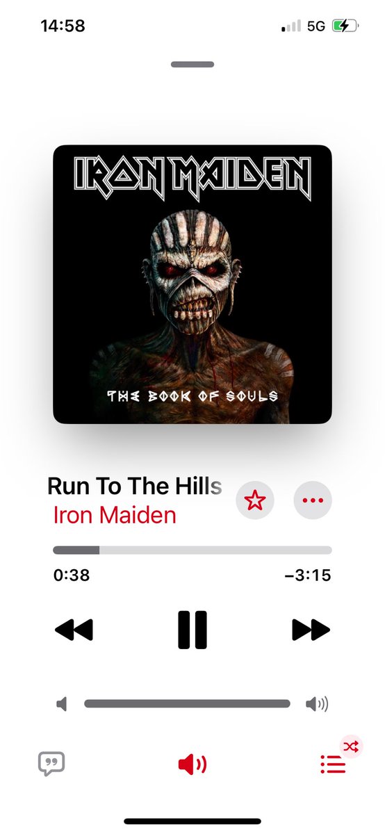 Viernes. Run to the hills. Iron Maiden. ¿Quien da más? @alorza @FerminCerezo @fergalfsr @nuevadmon