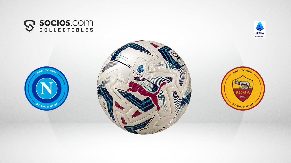 🔥Everything is still open. ⚽ Every ball can be the winning one in @sscnapoli v @OfficialASRoma And with @socios every @SerieA_EN Game-Scored ball can be yours. 👊 Be part of history! ➡️ bit.ly/SociosHub #SociosCollectibles #RewardYourPassion