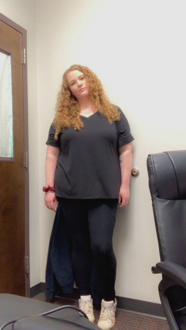 GM when I was trying to set up the timer for this office &lsquo;fit selfie I accidentally turned the camera