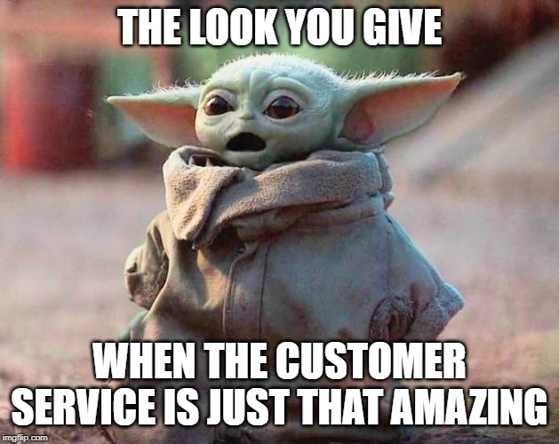 When you have the right strategy, the right training, and the right people, you'll find that the most amazing CX becomes an everyday occurrence.

#CX #TonyTips #StarWars #CustomerExperience #Success #CCXP #CustomerService #Hospitality #Entrepreneur #NFT #Funny #meme