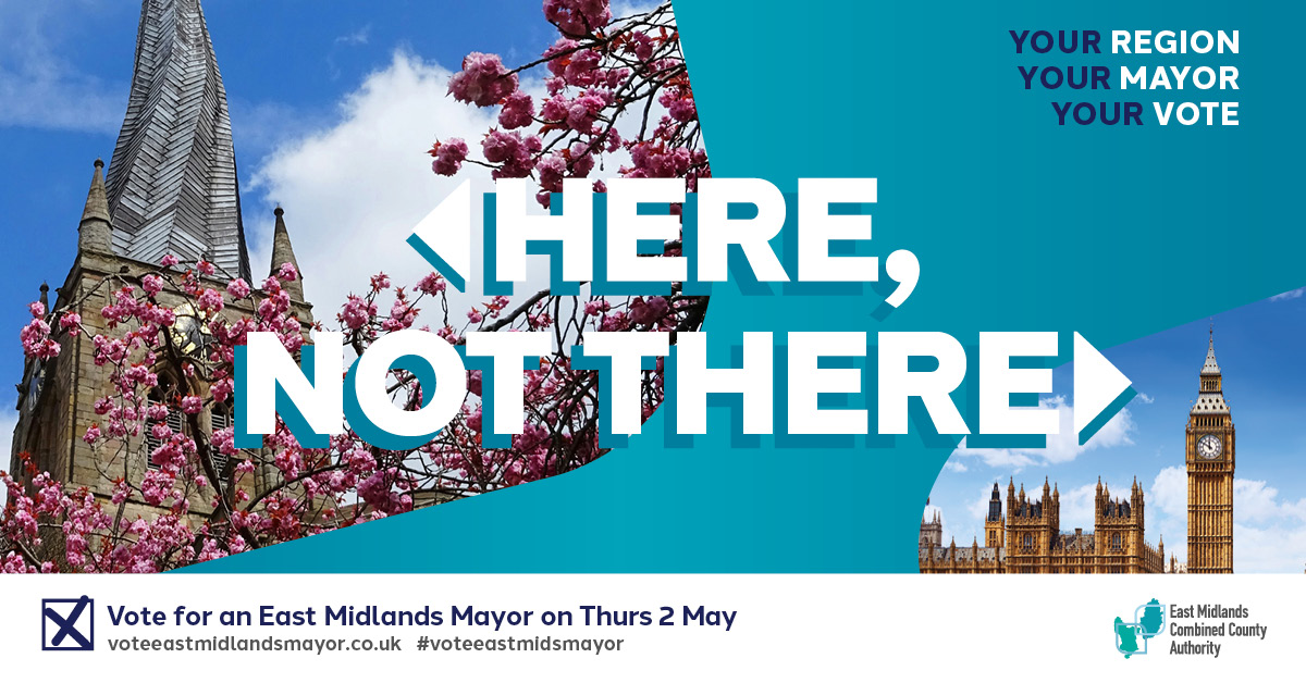 🗳 By taking powers and funding from Westminster the new East Midlands Mayor will make decisions in our region that aim to unlock our full potential.  Thursday 2 May is your chance to choose who will take on this role.  Make sure you use your vote.  chesterfield.gov.uk/your-council/e…