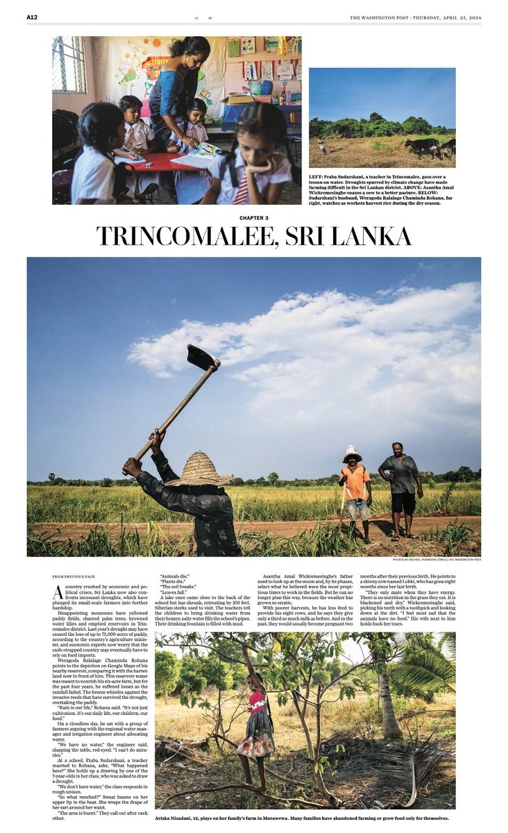 Along the Bay of Bengal, lives and livelihoods are being uplifted by angry waters, as the edge creeps inward. <a href="/mrchavezphoto/">M Robinson Chavez</a> and I traveled along the coast for snapshots. 
wapo.st/3vZRtX3